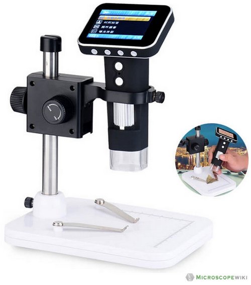 Portable digital microscope image